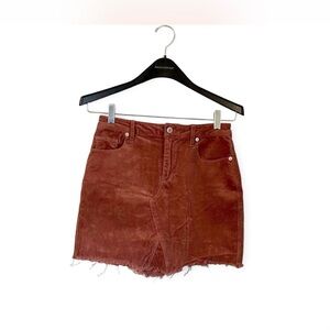 Love Tree Mauve Corduroy‎ Mini Skirt Soze Medium